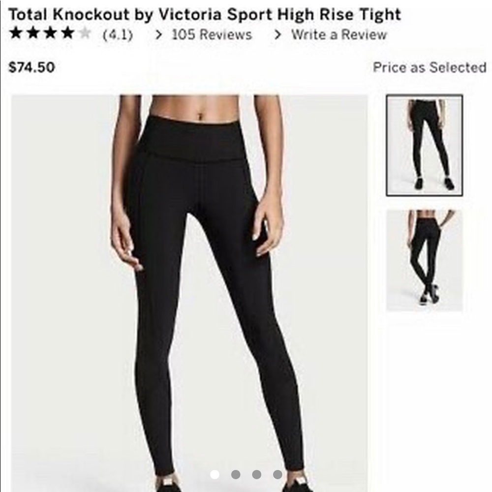 VICTORIAS SECRET HIGH RISE KNOCKOUT LEGGINGS